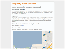 Tablet Screenshot of freewifi.trademe.co.nz