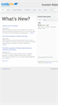 Mobile Screenshot of investors.trademe.co.nz